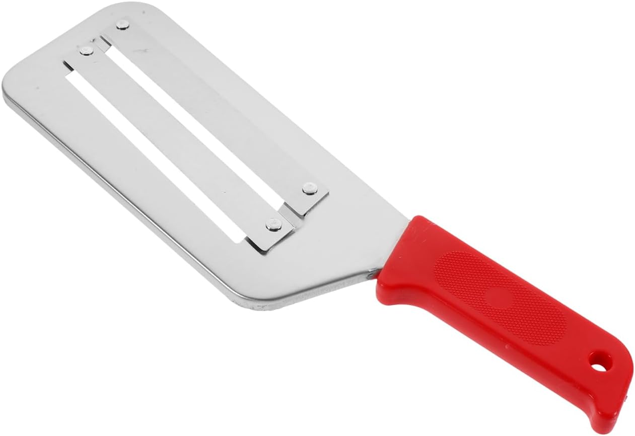 Red Handle Vegetable Slicer Tool Multifunctional Veggie Cutter for Easy Chopping Household Kitchen Gadget for Potatoes Onions and Salad Preparation Red Handle Vegetable Slicer Tool Multifunctional Veggie Cutter for Easy Chopping Household Kitchen Gadget for Potatoes Onions and Salad Preparation