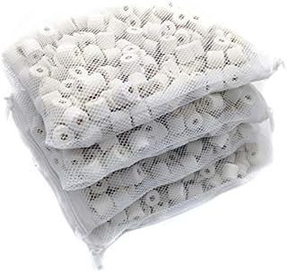 4 lb Aquarium Fitler Media Ceramic Rings, Bio Ceramic Filter Media for Pond Fish Tank Canister Filter