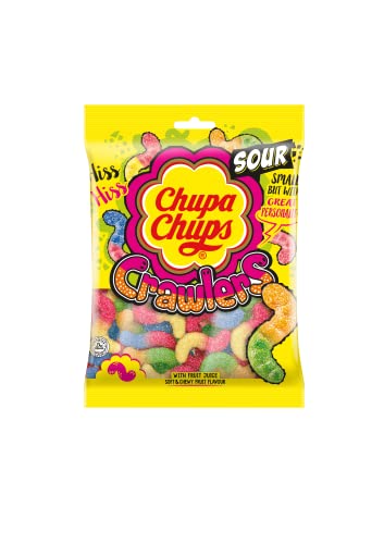 Chupa Chups Crawlers Jelly Candy, 90 Bag