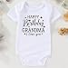 Azzwnee Happy Birthday Grandma Newborn Baby Boy'S Clothing Outfit Infant Funny grandmas boy Baby Clothes White 0-3 months