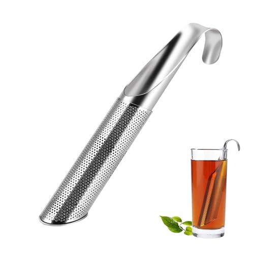 Tea Infuser - Stainless Steel Tea Infuser | Tube Tees Filter | Strainer for Teas | Stick Tube Infuser Filter for Loose Diffuser Leaf, Reusable Food Grade Fine Mesh Tea Wies Steeper