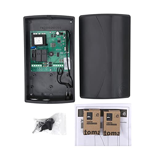 Cuadro de Mando Pujol JUNIOR E Pro para Motor de Persiana + 2 VARIO BLACK Mandos a Distance