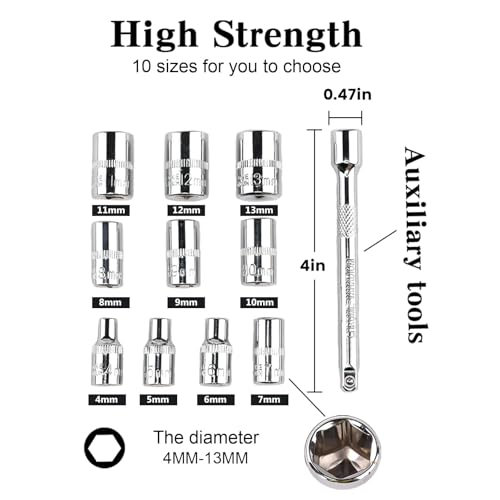 Egofine 12-Piece Mini Ratchet Set