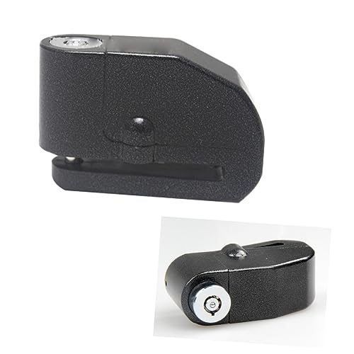 DECHOUS Disc Lock Alarm for Motorcycle Bike Theft Security Disc Brake Lock with Pin Suitable for Scooters and Motorbikes Black