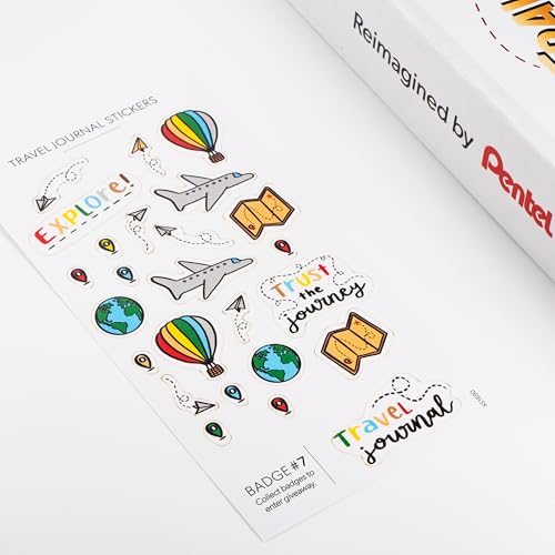 Kit de bolígrafos y pinceles Pentel Carrie Walker, 13 piezas miniatura 6