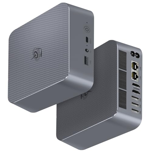 Image of Beelink EQI12 Mini PC, Intel 12th Generation Core i7-12650H (Up to 4.7GHz, 10C /16T), Mini Computer with 32GB LPDDR5 RAM 1TB M.2 2280 SSD, Dual Screen Display /WiFi 6 /BT5.2 /Dual LAN