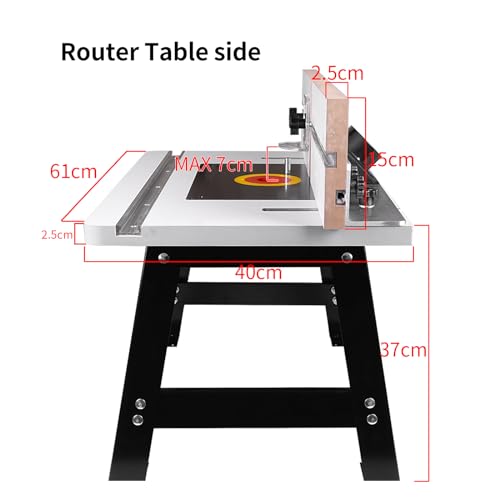 Woodkaif ROUTER TABLE With Stand And Adjustable Fence,Benchtop Router Table thumb #1