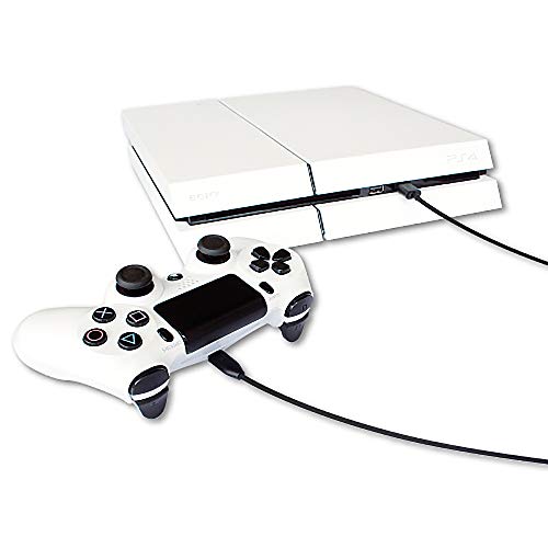 アローン(Allone) PS4用 Micro USBケーブル ブラック 3m ゲーム PSVITA対応 充電しながら遊べる 長いケーブル ALG-P4MU3K