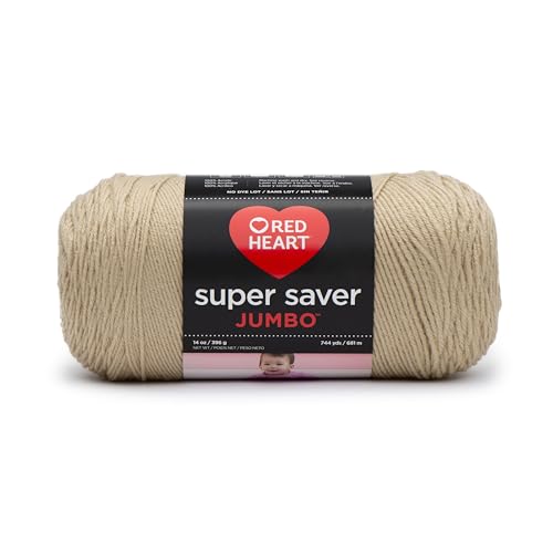 Image of Red Heart Super Saver Jumbo Yarn, Buff