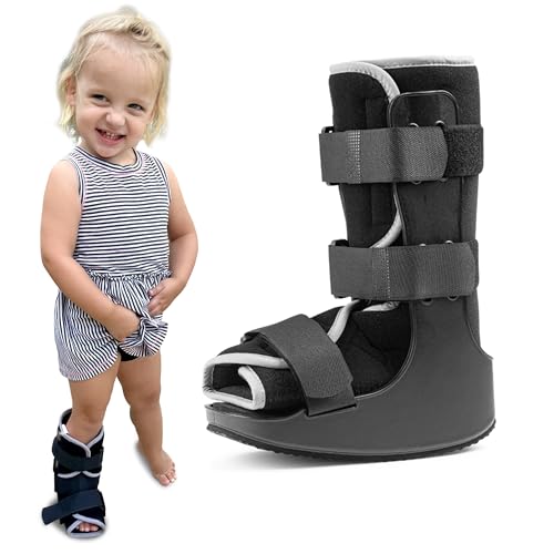 MARS WELLNESS Pediatric Walking Boot For Kids - Sprained Ankle Pediatric Ankle Brace - Kids Walking Boot - XL - Fits Children Ages 6.5-8 Years Old