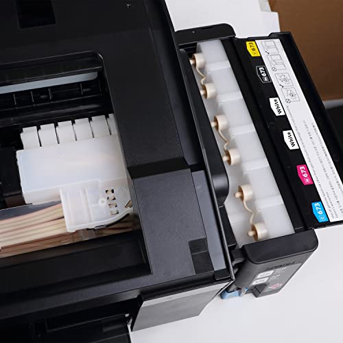 A3+ Dtf T-Shirts L1800 Printer Machine For Fabrics, Leather, Toys, Swimwear, Handicrafts, T Shirt, Pillow, Other Textile.(Dtf Printer + 6X 100Ml Ink+100Pcs Pet Film), Black #TOP5