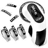 Zodzi Label Maker,Vintage Embossing Label Maker,Retro Embossed Label Maker Machine for DIY Crafts,Junk Journal Kit & Scrapbook Supplies,Old School Embosser with 3 Rolls 9mm 3D Labeler Waterproof Tapes