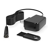 5FT Charger Fit for Braun Shaver Series 9 7 5 3 1, 310s 3040s 9577cc 9517s 7085cc 12V Charging Cord for Braun S3 S5 S7 S9 Electric Razor Shaver Trimmer Replacement Wall Power Adapter