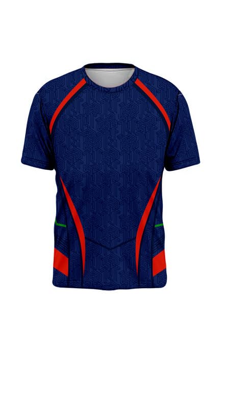 Image of Sports India IPL Cricket Team T Shirt Jersey for (Kid's, Boy's & Mens) New 2024 L812