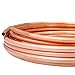 1/2/5Meter Copper Wire Magnet Coil 2/3/4/6/8/10/12/16/19mm 99.9% T2 Soft Copper Tube Wire Pipe, 1PCS (Color : 1M, Specification : 10mm x 1mm)