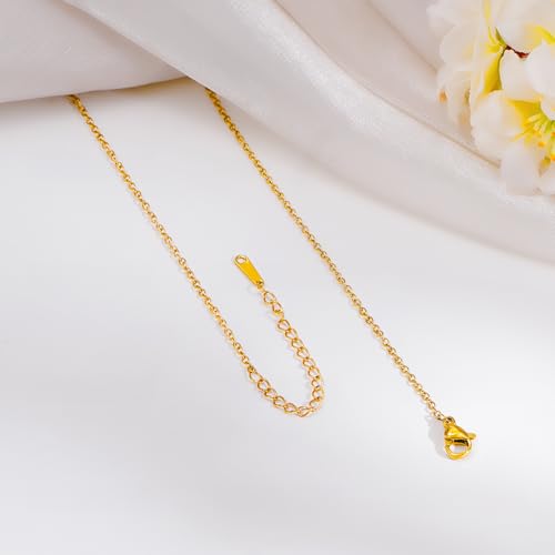 Image of Rubans Demi Fine Stainless Steel Alphabet Pendant CZ Gift for Women & Girls