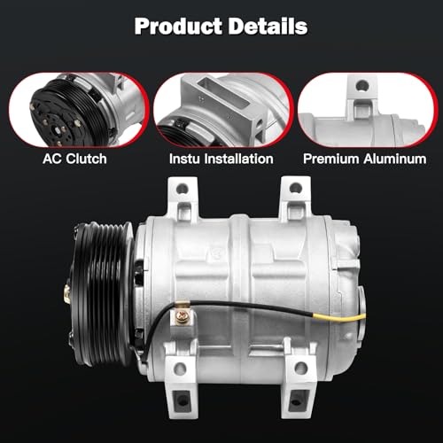Image of Air Conditioning Compressor for Volvo C70 S70 2.4L Volvo V40 1.9L 1999-2005