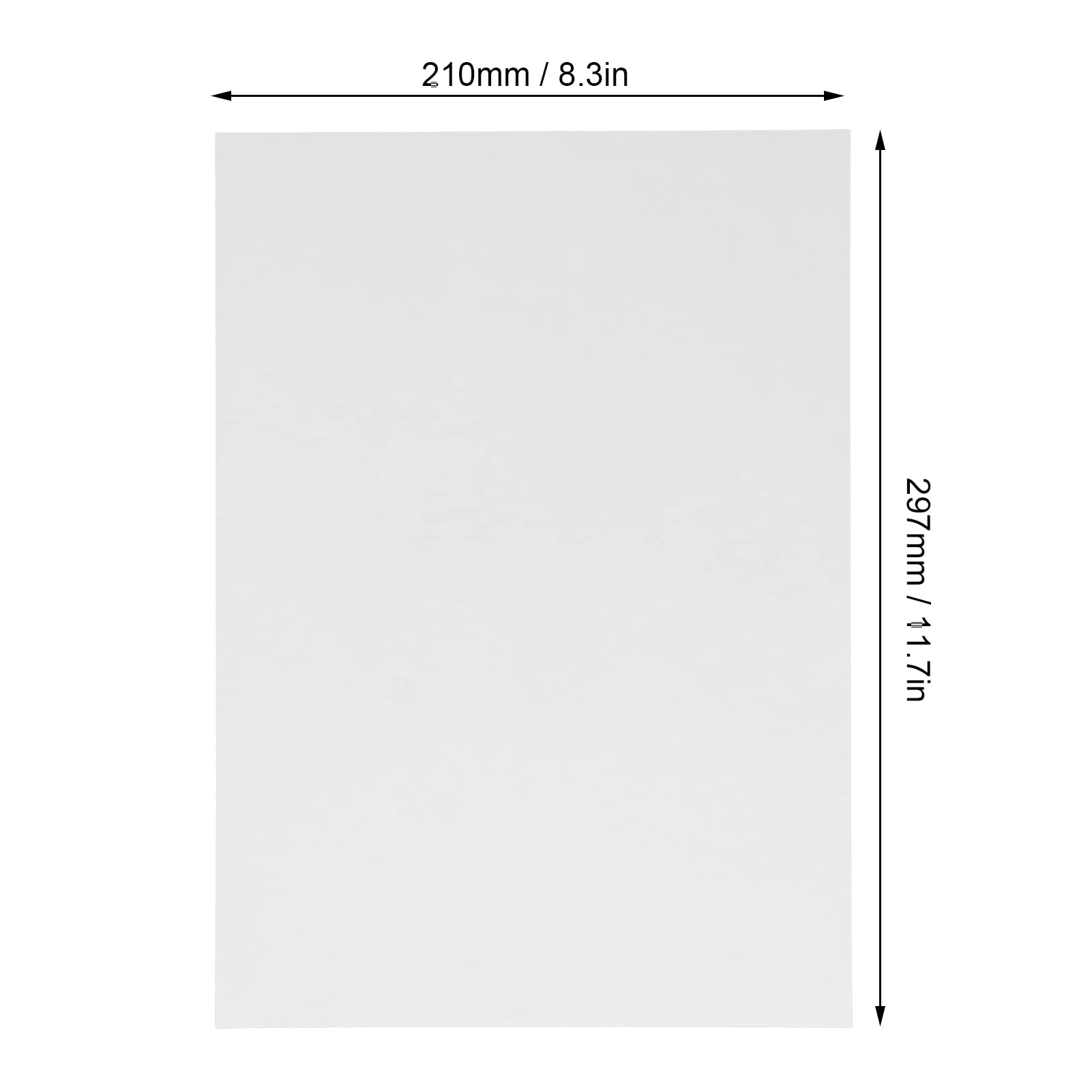 Carta per Fotocopie A4, Carta per Fotocopie in Pasta di Legno 500 Fogli Bianca per Duplicazione per Casa e Ufficio, per Bozze Multiuso per la Stampa di Disegni e Scritte