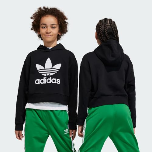 adidas Originals Unisex-Child Adicolor Cropped hoodieHooded Sweatshirt2