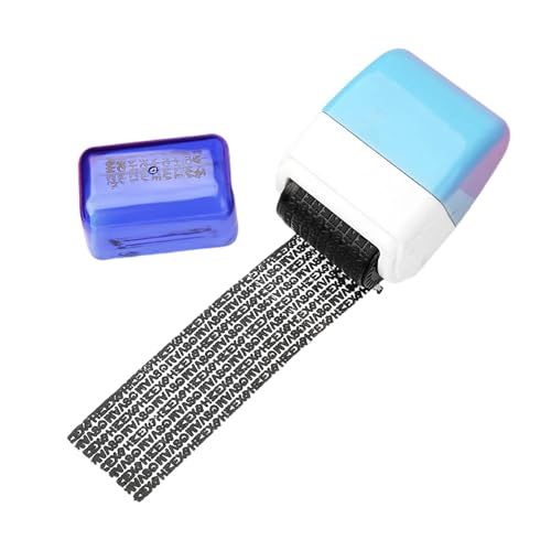 Preisvergleich Produktbild Identitätsschutz-Rollenstempel für Postpakete, schnell trocknend, breite Rolle, Identitätsdiebstahl-Prävention, Sicherheit, sicheres Dokument