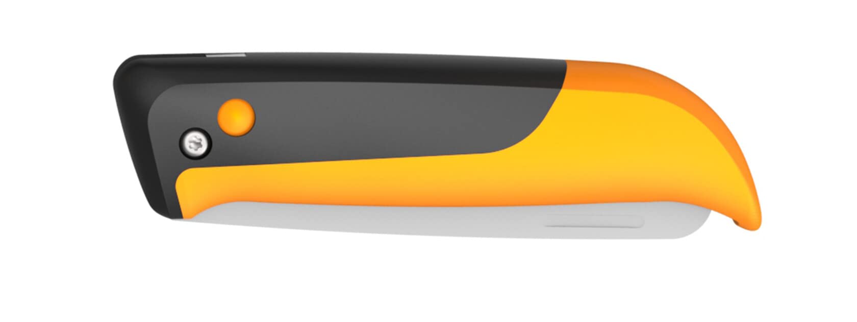 Fiskars Couteau de Récolte pliable pour Fruits et Légumes, Pour la récolte, Longueur totale : 17,8 cm, Acier Inoxydable/Plastique, Noir/Orange, X-series, K80, 1062819