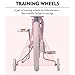 Glerc Petal Girls Bike, 14 Inch Kids Bike for Ages 3-5 Years Old, Princess Style Kids Bicycle with Training Wheels & Basket & Streamers, Pink