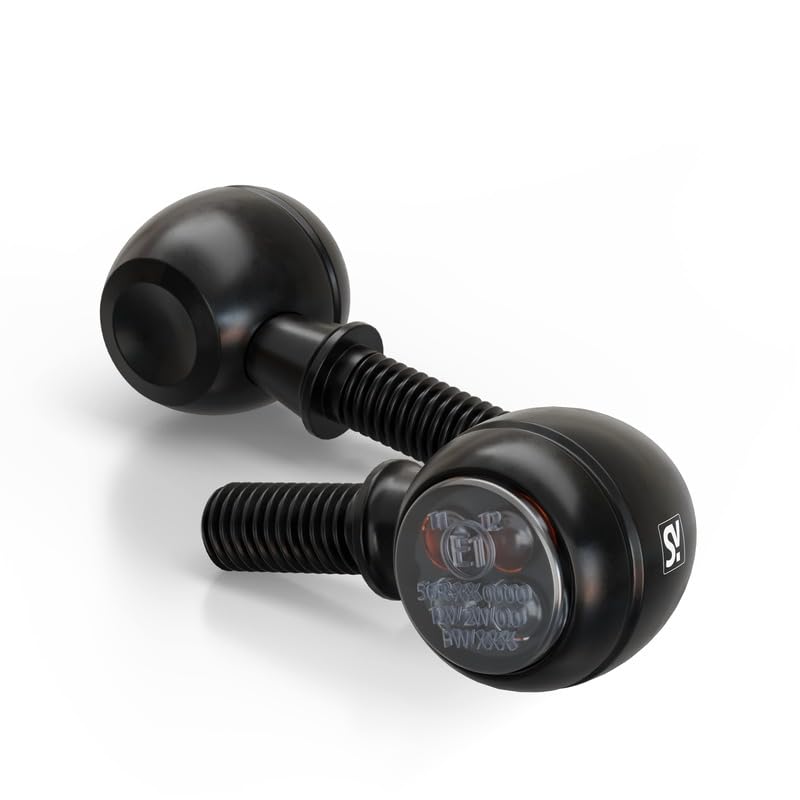 Feu arriere clignotant smart Circula-S 3en1 verre fume moto la paire