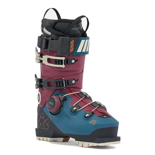 K2 Anthem 115 Boa Skischuhe, Rot, für Damen – Größe 42,5 – Rot