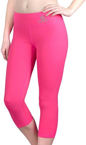 Dynamic Athletica Compression Capri Leggings for Women/Slimming Yoga Pants/Tights & Workout Clothes
