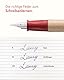 Lamy abc Schreiblernset rot inkl. Geschenkverpackung aus 1x kindgerechtem Schreiblernfüller mit Anfänger Feder und 1x Bleistift, rutschfestes Griffstück, Kappe und Würfel aus Kunststoff