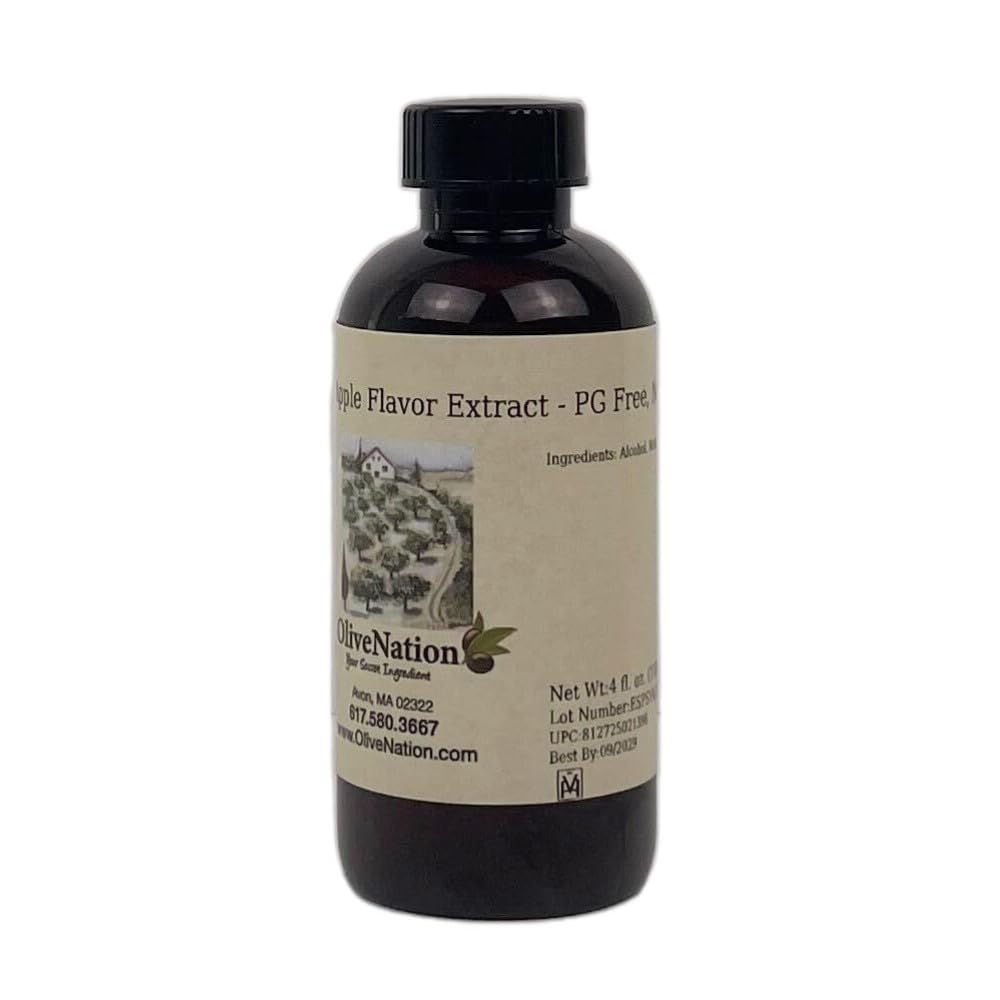 Premium Apple Extract - 4 ounces - Derived from fresh apple peels - baking-extracts-and-flavorings