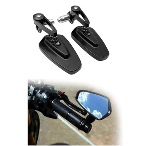 Espejos de manillar para moto con visión angular mejorada para MT 09 TMAX y WR 250 6