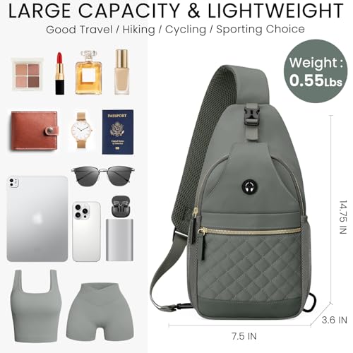 Image of Vankor Small Crossbody Purses Bags for Women Men Travel, Chest Sling Bag Women Casual Cross Body Bag for Woman Sling Backpack