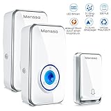 🎄【Einfache Installation】Im Lieferumfang werden doppelseitiges Klebeband und Schrauben für die Montage mitgeliefert. Sie können diese Funk Haustürklingel in nur 5 Minuten mit einer dieser Varianten installieren. 6 Monate grundlose Rückgaberecht. 1 Jahr kostenloser Ersatz.