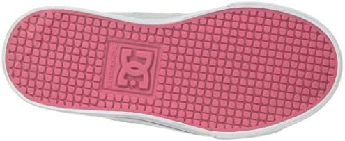 DC Unisex-Child Chelsea Sneaker, Grey/Pink, 11 M M US Little Kid | Image 3