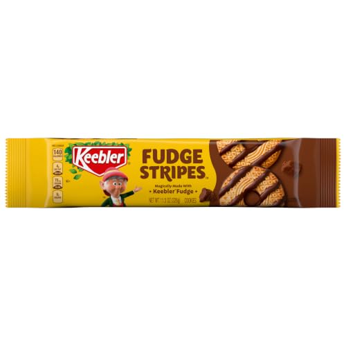 Image of Keebler Fudge Stripes Cookies, Original, 11.5 Ounce (Pack of 12)