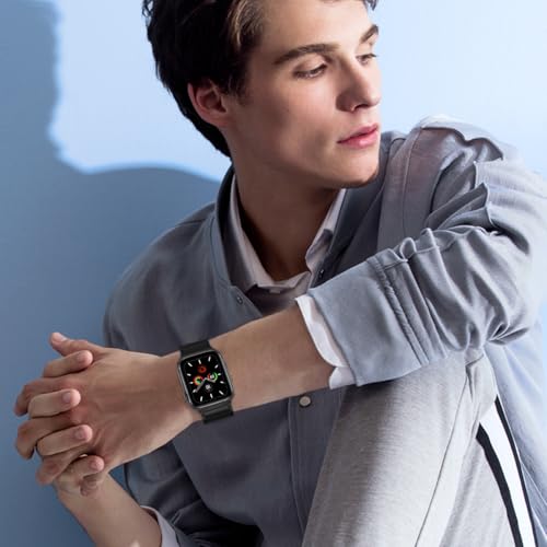 Magnetic Watchband Compatible with Apple Watch for Men 44mm 45mm 46mm 49mm 42mm 41mm 40mm 38mm Women, Silicone Sport Strong Magnet Strap for iWatch Series 11 Ultra 3 Ultra 2 Se 10 9 8 7 6 5 4 1 - image 5