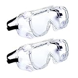 DermSource Anti Fog Safety Goggles / Splash Proof Goggles / Adjustable, Vented, and Wide-Visioned...