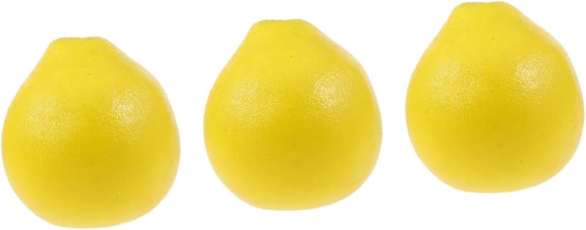 3pcs Lifelike Foam Pomelo Model Realistic Grapefruit Decoration for Photography Exhibitions and Fruit Shops Versatile Foam Fruit Showcase for Home and Office Decor