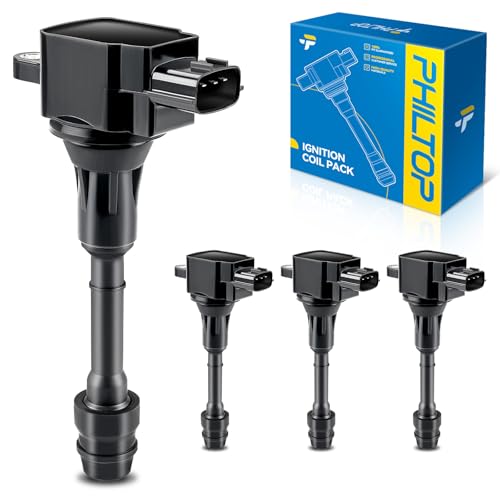 Image of PHILTOP UF350 Ignition Coil Pack Fit for 2002-2006 Sentra, 2002-2006 Altima