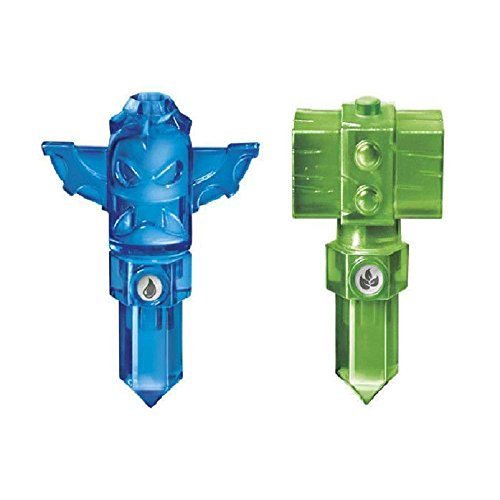 Skylanders Trap Team Green Life Hammer & Blue Tiki Interactive Gaming Figures