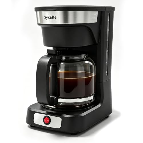 Image of 12-Cup Drip Coffee Maker,Auto Keep Warm,Reusable Filter,60Oz Size | Easy-view water tank, pause & pour,Heat-Resistant Coffee Pot, one-touch brewing for home, office, and family gatherings,black