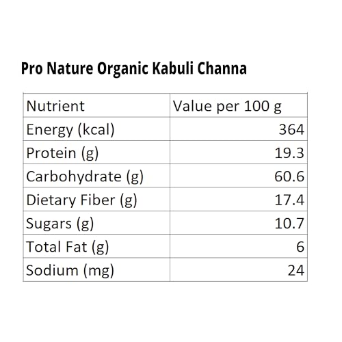 Image of Pro Nature Pulse - Chana Kabuli, 500g Pouch (Pack of 3)