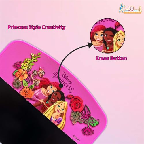 Image of Princess 10.5 Inch LCD Writing Tablet for Kids, Electronic Drawing Pad & Doodle Board, Reusable Travel Slate for Girls, Educational Birthday Gift for 3 4 5 6 7 8 9 10 Year Olds, Pink