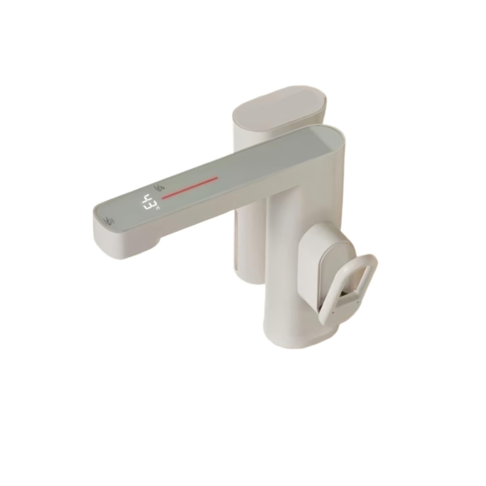 Touchless Bathroom Faucet with Soap Dispenser, Sensor Basin Sink Mixer, Single Hole Deck Mounted,Safe and Reliable(Bianco)