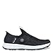 Skechers Men's Go Golf Elite 5 Arch Fit Waterproof Slip in Golf Shoe, Black/White Spikeless, 8.5
