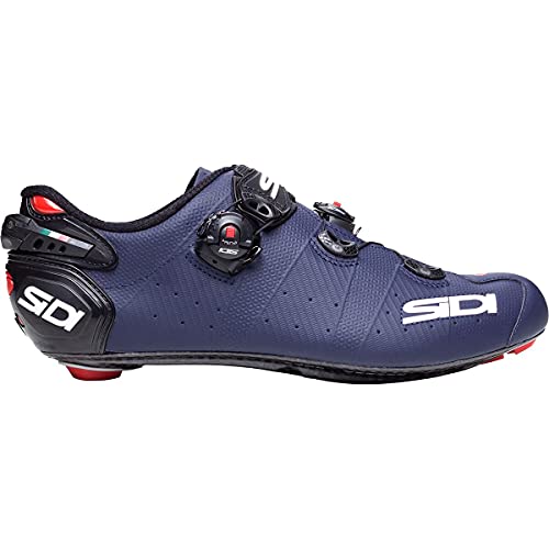 Sidi Shoes Wire 2 Matt Carbon, Scape Cycling Man, Matte Blue Black, 44.5 #TOP25