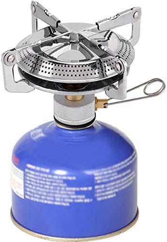 Mini Camping Stove, Portable Folding Outdoor Gas Stove Furnace Picnic Cooker Burner With Storage Bag for Camping BBQ Picnic