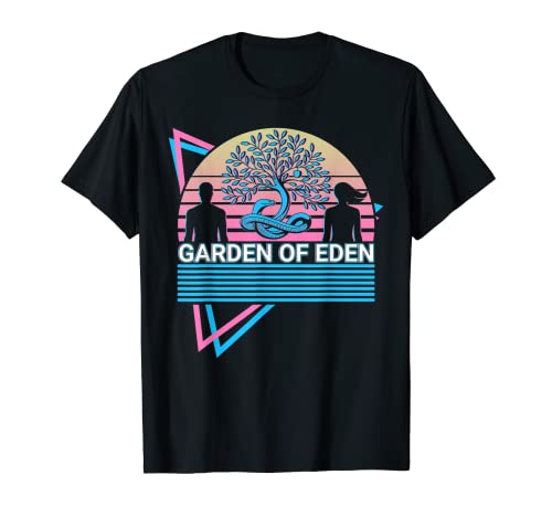 Garden of Eden Adam And Eve Christian Christianity Retro T-Shirt