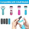 Rullo Ricambio Compatibile con Scholl Velvet Smooth, Roll Ricariche Professionale per Pedicure Elettrico, 3 Tipi di Rugosità, Pietra Pomice per Piedi, Raspa Piedi, Esfoliante, Togli Calli #5